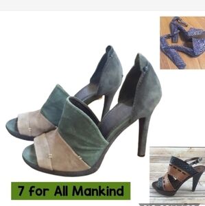 7‎ for all Mankind sexy heels 9 fit 9.5